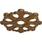 Ekena Millwork Angel Ceiling Medallion (Canopies up to 4 3/8"), 20 7/8"OD x 3 5/8"ID x 1"P, Smokey Topaz Crackle CM20ANSTC - alternate 2